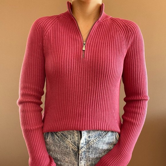 Vintage Y2k Ribbed Knit Armani Exchange 